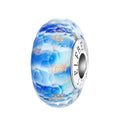 Elfbeads Ocean Mirage Golddust Fractal blue glass Bead by The Alternative Bead. Your official Elfbeads Retailer from Germany