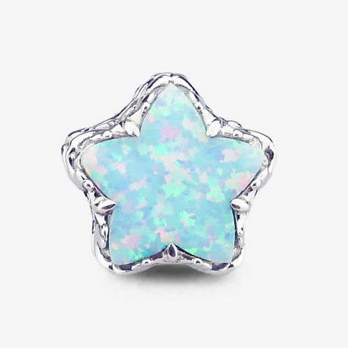 Praan Opalescent Stardust Under the Sea Charm blue sterling-silver Bead by The Alternative Bead. Your official Praan Retailer from Germany