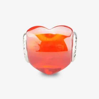 Lava Lamp Heart Charm