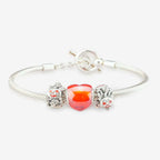 Praan Lava Lamp Heart Charm silver sterling-silver Bead by The Alternative Bead. Your official Praan Retailer from Germany