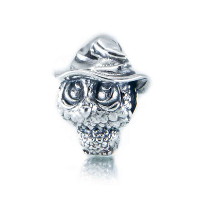 The Alternative Bead: Aurora Charm - Owl The Guardian of Knowledge Charm Sterling Silver Charm Picture 4