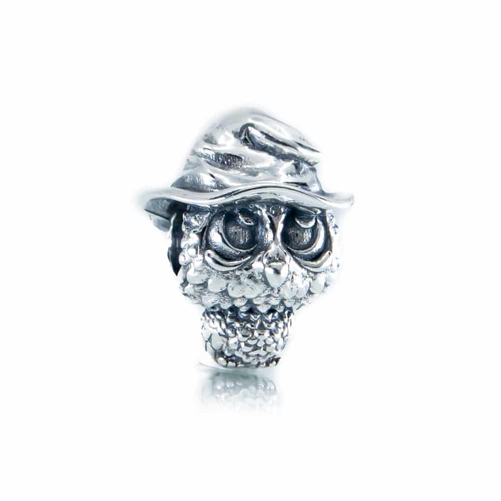 The Alternative Bead: Aurora Charm - Owl The Guardian of Knowledge Charm Sterling Silver Charm Picture 3