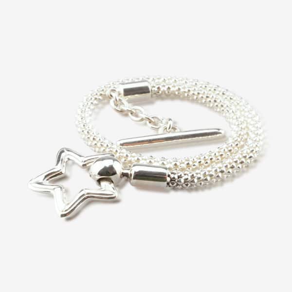 Praan PRAAN Peace Star Bracelet silver sterling-silver Bracelet by The Alternative Bead. Your official Praan Retailer from Germany