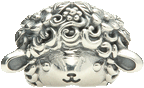 Ogerbeads Woolly the Sheep silver sterling-silver Dangle by The Alternative Bead. Your official Ogerbeads Retailer from Germany