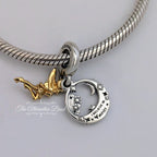 Disney x Pandora Tinker Bell Celestial Night Dangle Charm (762517C01) silver and gold sterling-silver and gold Dangle by The Alternative Bead. Your Jewelry Retailer from Germany