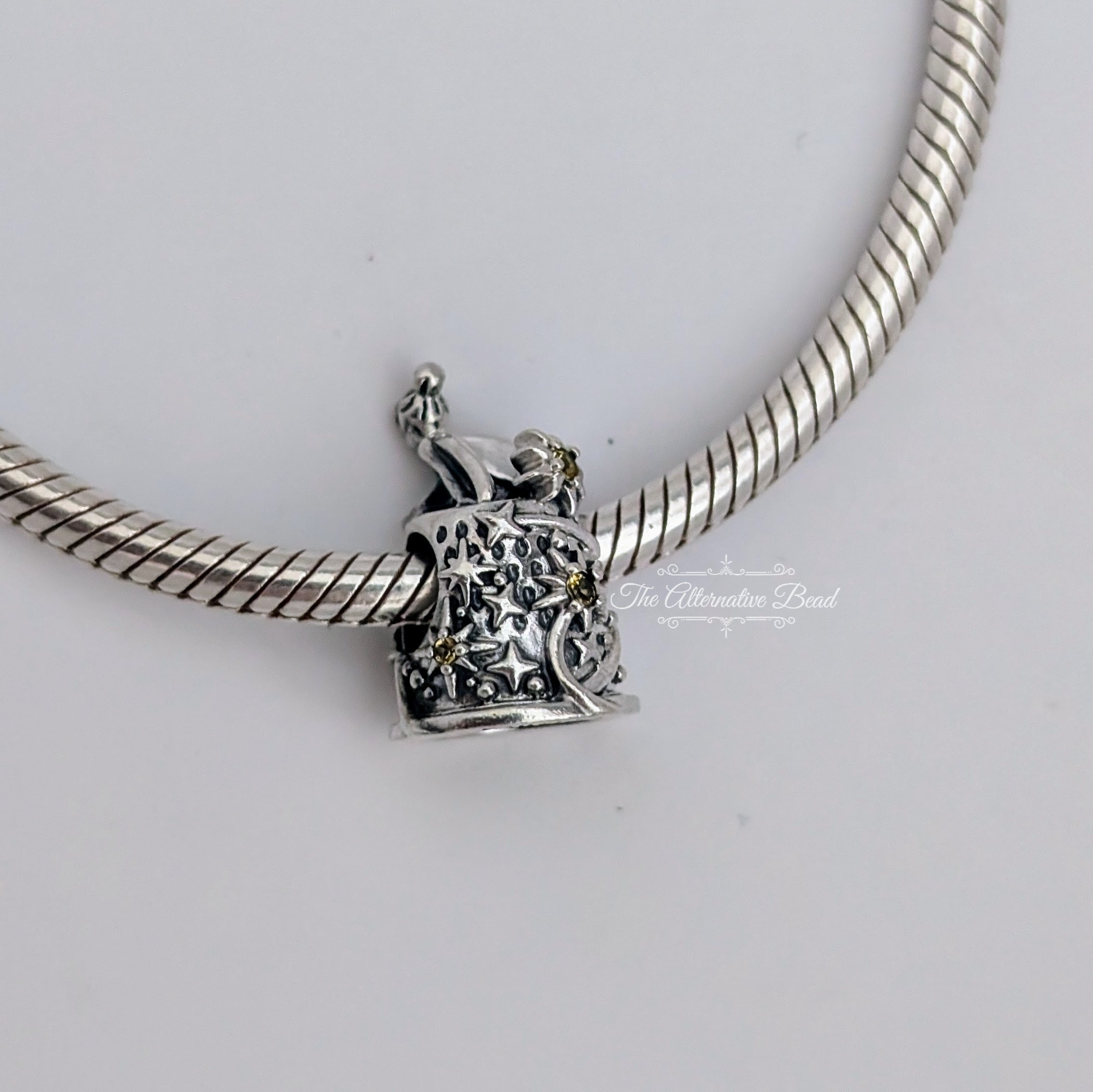 Disney x Pandora Tinker Bell Celestial Thimble (792520C01) silver and yellow and green sterling-silver and enamel Bead by The Alternative Bead. Your Jewelry Retailer from Germany