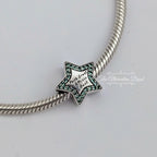 Disney x Pandora Disney Tinkerbell Star Charm (791920NPG) green and silver sterling-silver Bead by The Alternative Bead. Your Jewelry Retailer from Germany