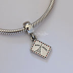 Pandora Paris Postcard Dangle (791711ENMX) white and blue and red and silver sterling-silver Dangle by The Alternative Bead. Your Jewelry Retailer from Germany