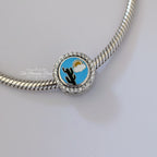 Pandora Aruba Cactus Double sided Button Charm Mix Enamel Clear Cubic Zirconia () silver and blue and green and yellow and white sterling-silver and enamel Bead by The Alternative Bead. Your Jewelry Retailer from Germany