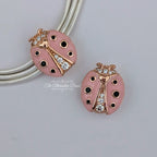 Pandora Rose Reflexions Pink Ladybird Clip (787970EN160) rose-gold and pink and black rose-gold and enamel Clip by The Alternative Bead. Your Jewelry Retailer from Germany