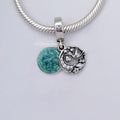 Pandora Stork & Twinkling Stars Dangle (798895C01) silver and green sterling-silver and enamel Dangle by The Alternative Bead. Your Jewelry Retailer from Germany