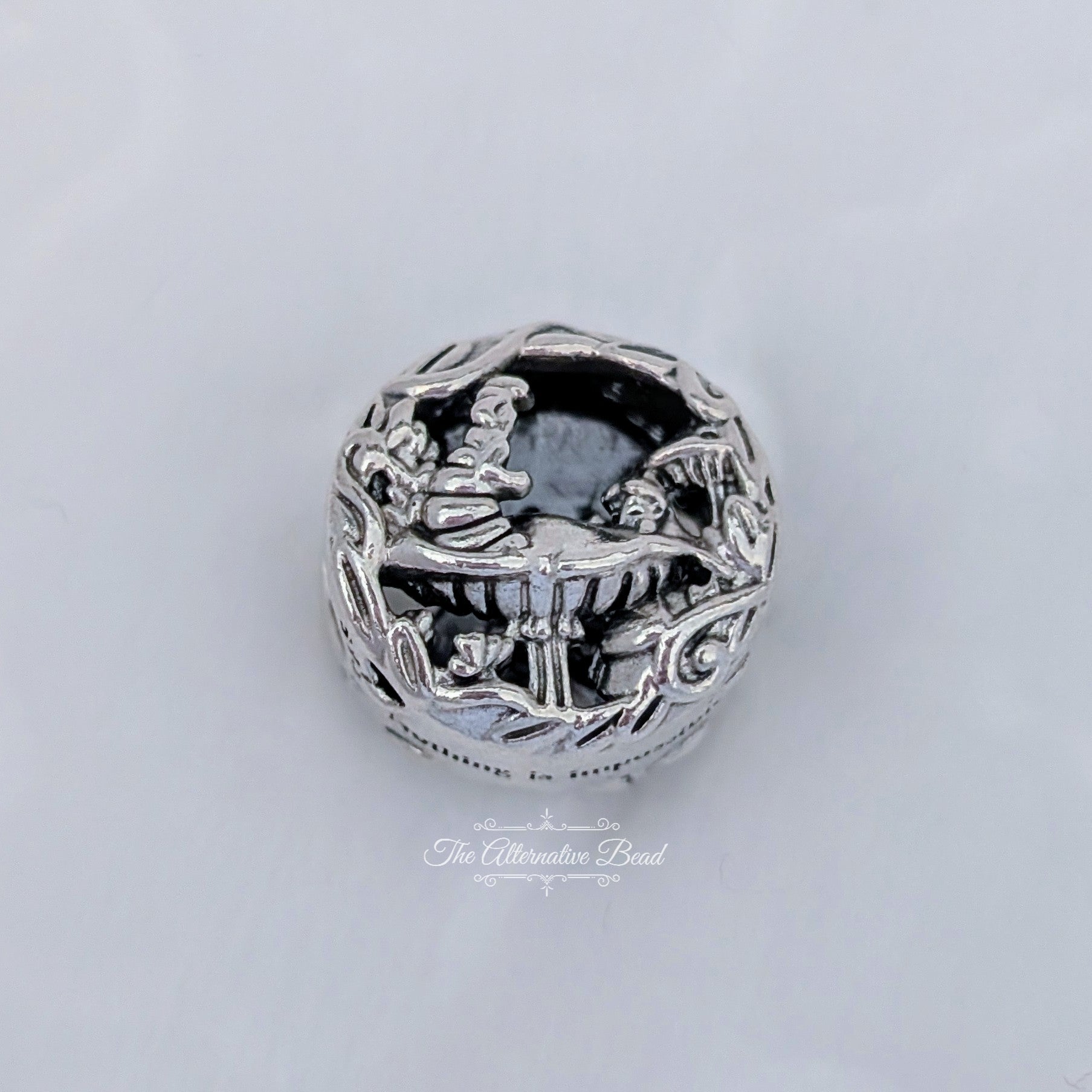 Disney x Pandora Alice in Wonderland, Cheshire Cat & Absolem Caterpillar Charm (799361C00) silver sterling-silver Bead by The Alternative Bead. Your Jewelry Retailer from Germany