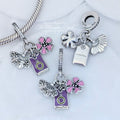 Pandora Japanese Sakura, Omamori & Fan Dangle (799326C01) silver and pink and purple sterling-silver and enamel Dangle by The Alternative Bead. Your Jewelry Retailer from Germany