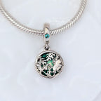 Disney x Pandora Simba, Pumbaa and Timon silver dangle with royal green crystal and green enamel (798043NRG) silver and green sterling-silver and enamel Dangle by The Alternative Bead. Your Jewelry Retailer from Germany