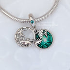 Disney x Pandora Simba, Pumbaa and Timon silver dangle with royal green crystal and green enamel (798043NRG) silver and green sterling-silver and enamel Dangle by The Alternative Bead. Your Jewelry Retailer from Germany