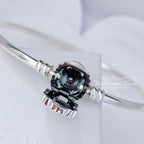 Disney x Pandora Disney Simba silver bangle with golden coloured cubic zirconia (598047CCZ) silver and gold sterling-silver Bangle by The Alternative Bead. Your Jewelry Retailer from Germany