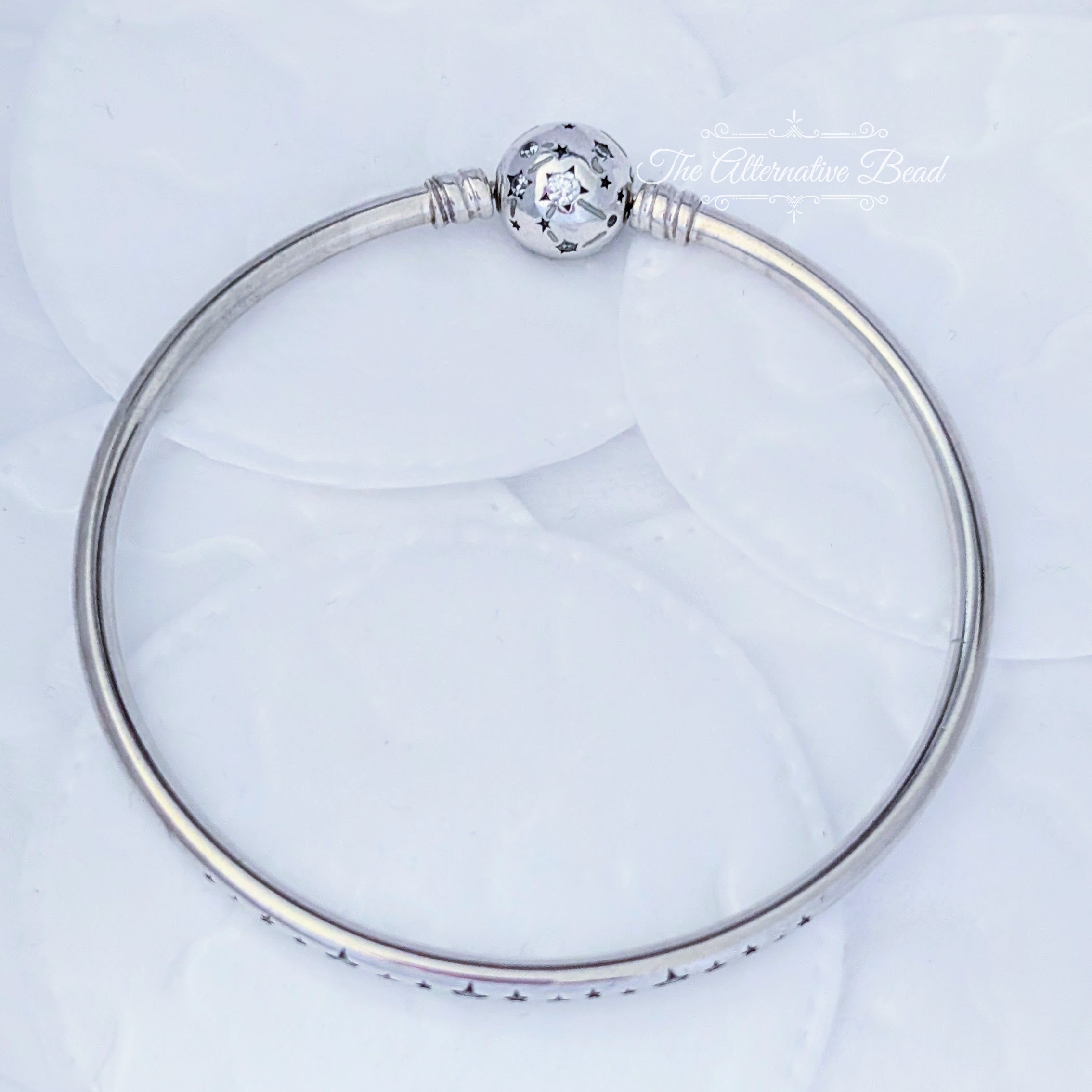 Pandora Stars & Galaxy Bangle (590009C01) silver sterling-silver Bangle by The Alternative Bead. Your Jewelry Retailer from Germany