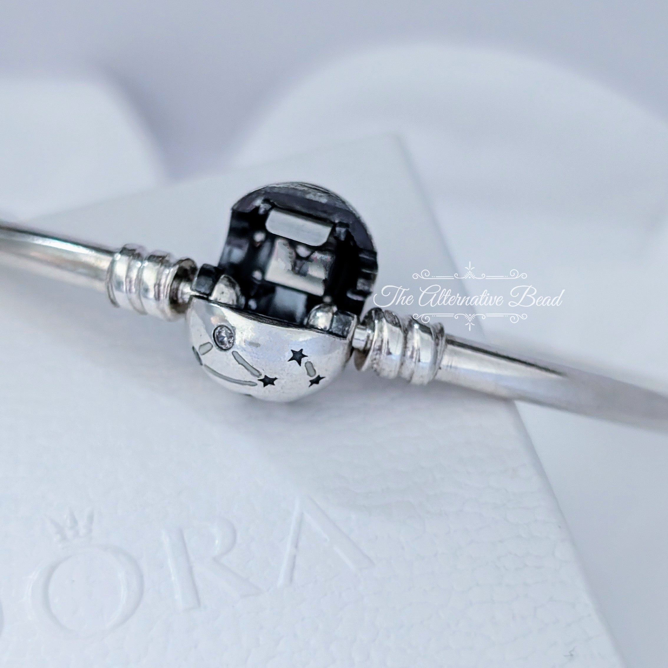 Pandora Stars & Galaxy Bangle (590009C01) silver sterling-silver Bangle by The Alternative Bead. Your Jewelry Retailer from Germany