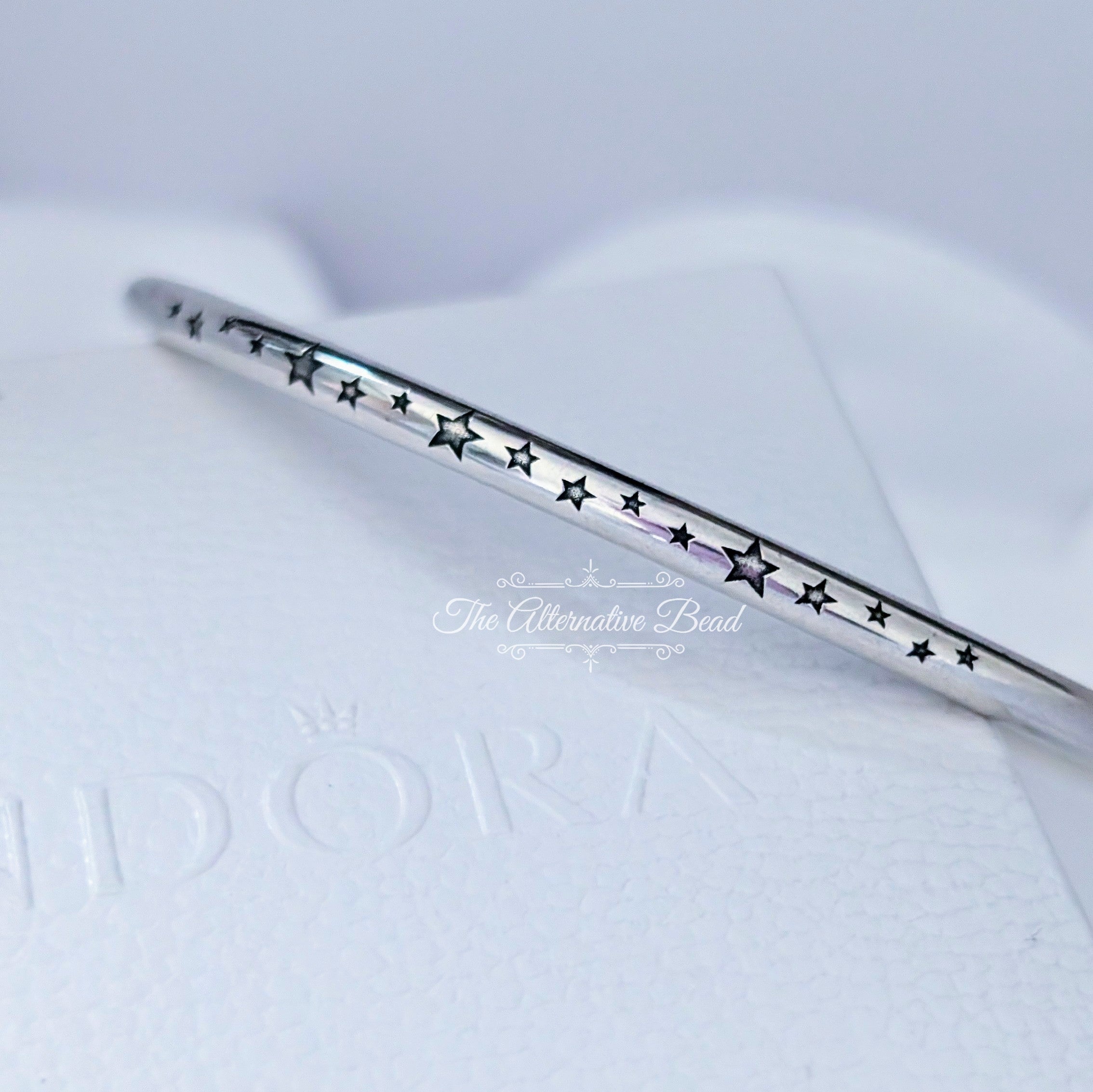 Pandora Stars & Galaxy Bangle (590009C01) silver sterling-silver Bangle by The Alternative Bead. Your Jewelry Retailer from Germany