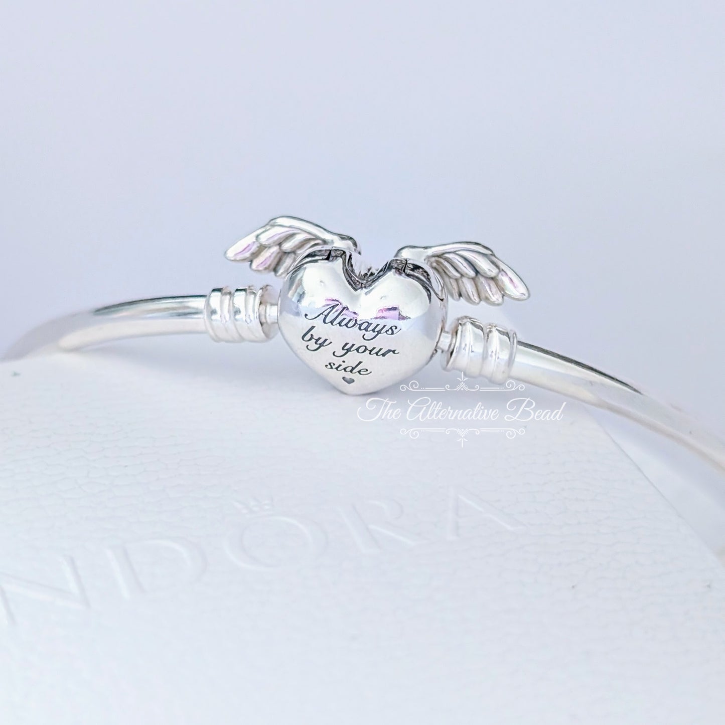 Moments Winged Heart Bangle