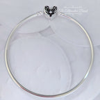 Pandora Moments Heart & Butterfly Silver Bangle (592593C01) silver sterling-silver Bangle by The Alternative Bead. Your Jewelry Retailer from Germany