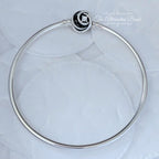Pandora Moments Encircled Clasp Bangle (593229C01) silver sterling-silver Bangle by The Alternative Bead. Your Jewelry Retailer from Germany