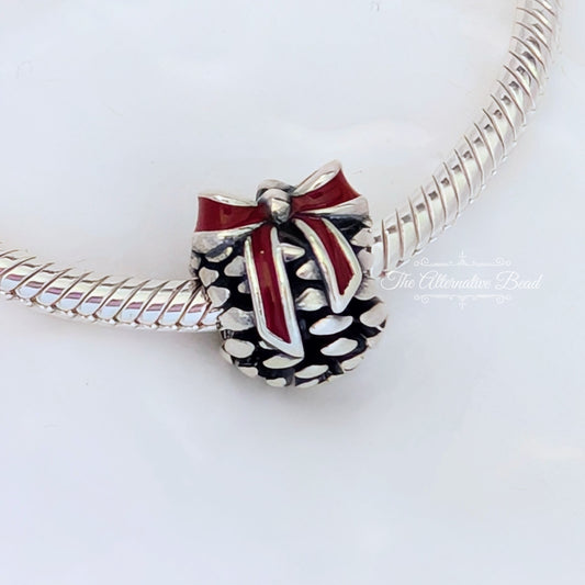 Pinecone Bow Charm