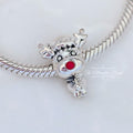 Pandora Red Nose Reindeer (799208C01) silver and red sterling-silver and enamel Bead by The Alternative Bead. Your Jewelry Retailer from Germany