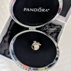Pandora PANDORA 2018 Exclusive Holiday Charm & Ornament - Inspired by the Radio City Rockettes (B800998) silver and white sterling-silver and enamel Bead by The Alternative Bead. Your Jewelry Retailer from Germany