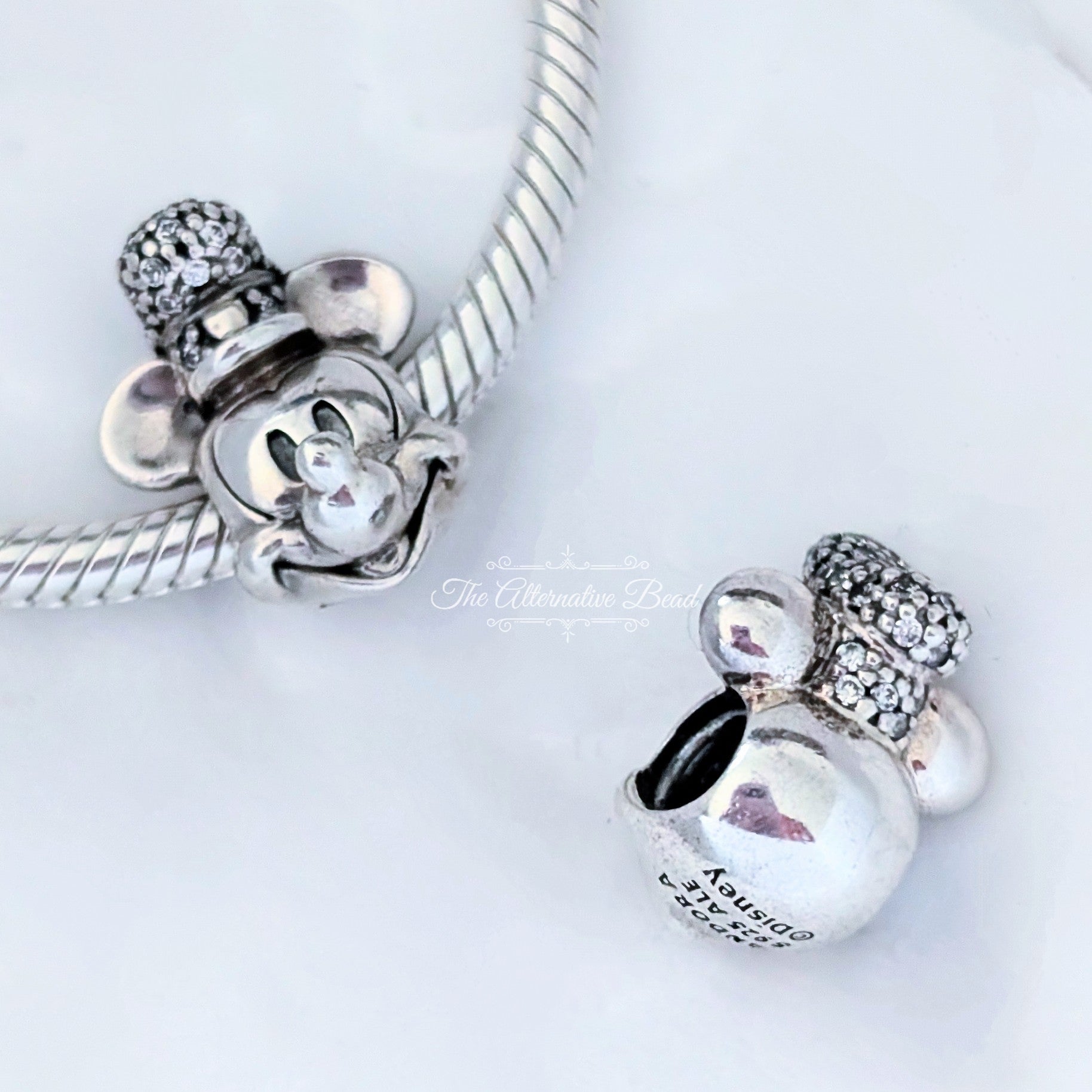 Disney x Pandora Shimmering Steamboat Willie (797499CZ) silver sterling-silver Bead by The Alternative Bead. Your Jewelry Retailer from Germany