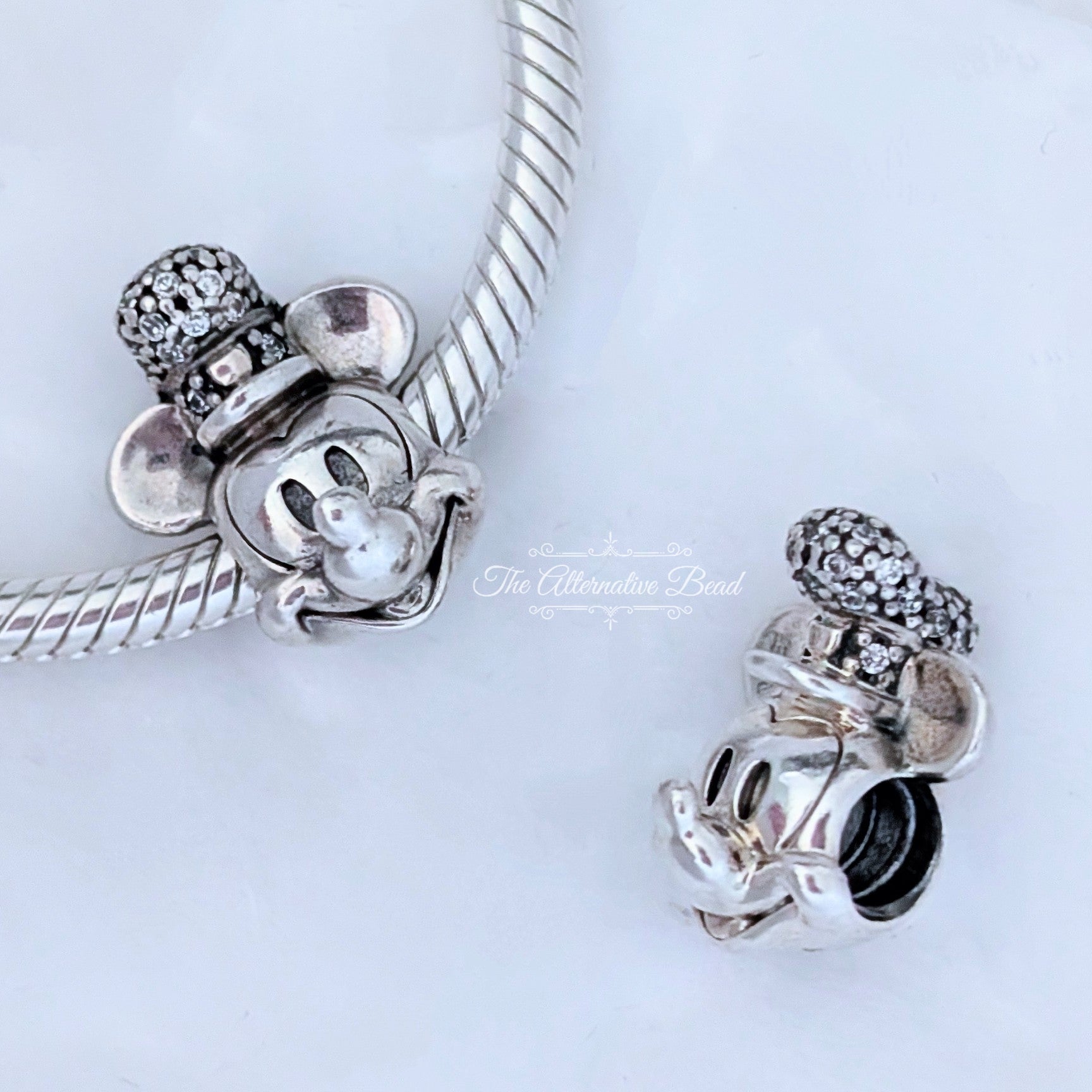 Disney x Pandora Shimmering Steamboat Willie (797499CZ) silver sterling-silver Bead by The Alternative Bead. Your Jewelry Retailer from Germany