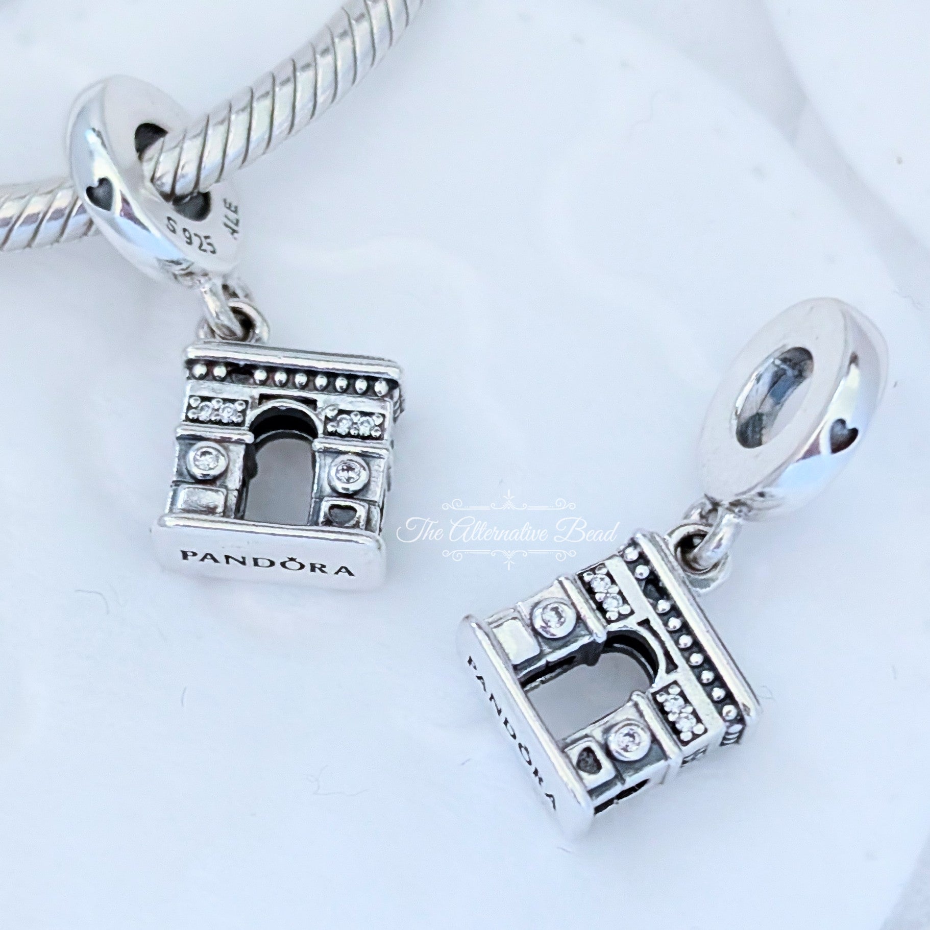 Pandora Arc De Triomphe Dangle (798127CZ) silver sterling-silver Dangle by The Alternative Bead. Your Jewelry Retailer from Germany