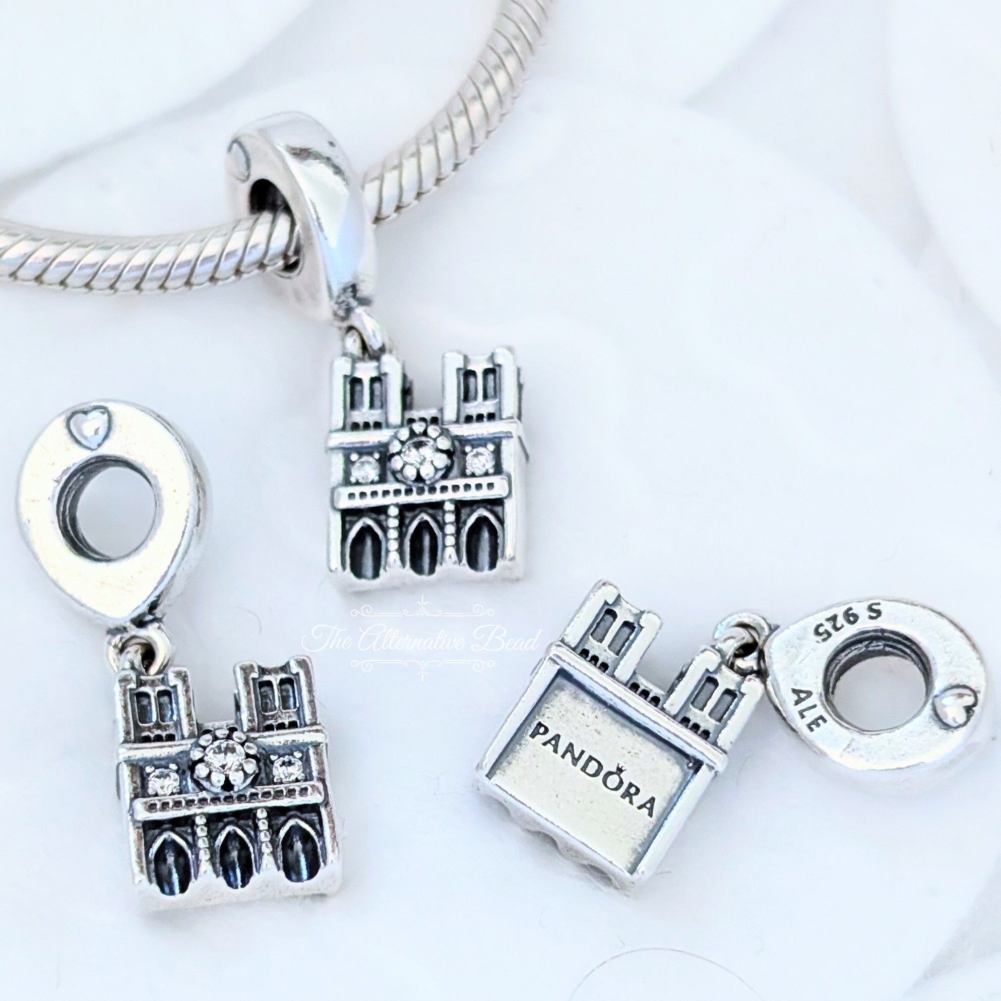 Pandora Notre Dame Dangle (798257CZ) silver sterling-silver Dangle by The Alternative Bead. Your Jewelry Retailer from Germany