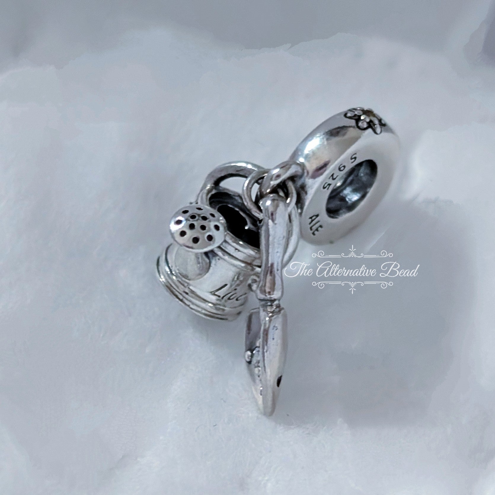Pandora Watering Can & Trowel Dangle Charm (799359C01) silver sterling-silver Dangle by The Alternative Bead. Your Jewelry Retailer from Germany