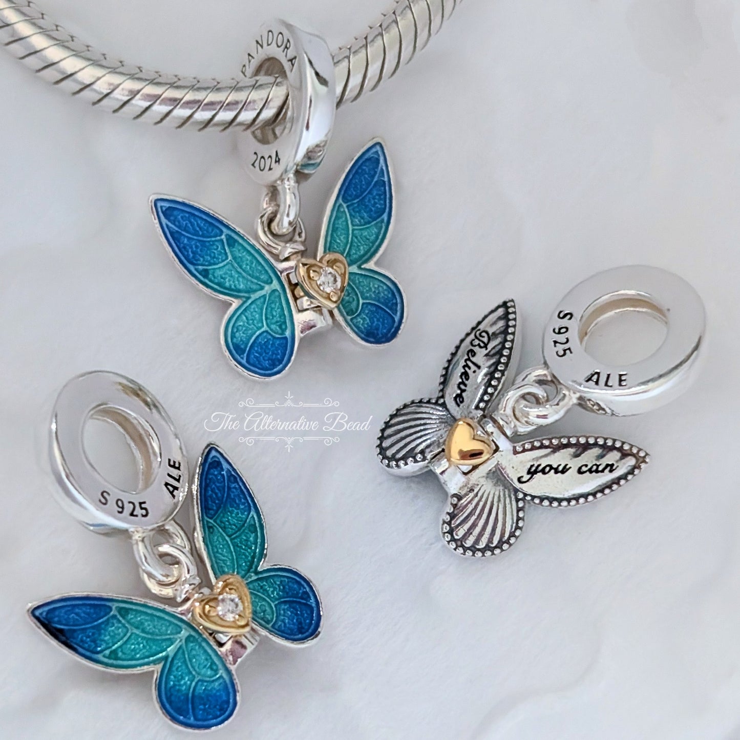 Pandora Club 2024 Butterfly Dangle Charm