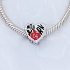 Pandora New York Heart Charm () silver and black and red sterling-silver and enamel Bead by The Alternative Bead. Your Jewelry Retailer from Germany