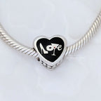 Pandora New York Heart Charm () silver and black and red sterling-silver and enamel Bead by The Alternative Bead. Your Jewelry Retailer from Germany