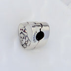 Disney x Pandora Disney Snow White silver clip with red and white enamel (797165ENMX) red and silver and white sterling-silver and enamel Clip by The Alternative Bead. Your Jewelry Retailer from Germany