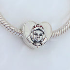 Disney x Pandora Disney Snow White silver clip with red and white enamel (797165ENMX) red and silver and white sterling-silver and enamel Clip by The Alternative Bead. Your Jewelry Retailer from Germany