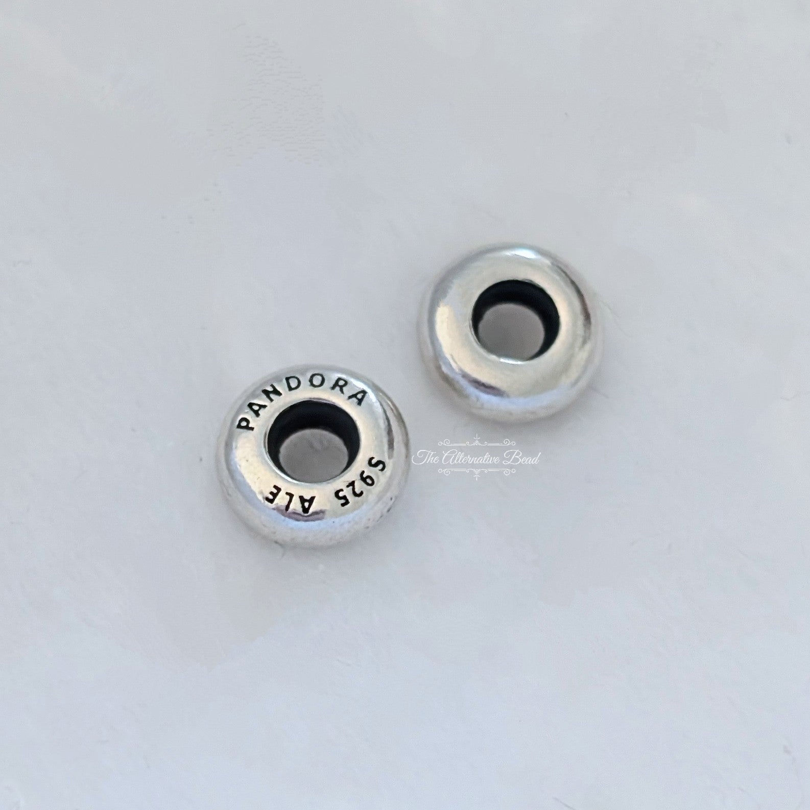 Pandora Stopper open Bangle (SB241102) silver sterling-silver Stopper by The Alternative Bead. Your Jewelry Retailer from Germany