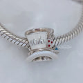 Disney x Pandora Disney Alice in Wonderland & The Mad Hatter's Tea Party Charm (799348C01) silver and pink and purple sterling-silver and enamel Bead by The Alternative Bead. Your Jewelry Retailer from Germany