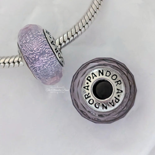 Pandora Faceted Purple Murano Glass Charm (791651) purple glass Bead by The Alternative Bead. Your Jewelry Retailer from Germany