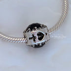 Disney x Pandora Disney Snow White silver charm with black crystal and clear cubic zirconia (797487NCK) silver and black sterling-silver and crystal Bead by The Alternative Bead. Your Jewelry Retailer from Germany