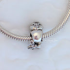 Disney x Pandora Disney Snow White bird silver charm with clear cubic zirconia (797166CZ) silver sterling-silver Bead by The Alternative Bead. Your Jewelry Retailer from Germany