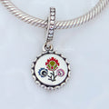 Pandora I Love Poland Flowers Dangle Charm (792018C00_E029) silver and floral sterling-silver and enamel Dangle by The Alternative Bead. Your Jewelry Retailer from Germany