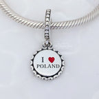 Pandora I Love Poland Flowers Dangle Charm (792018C00_E029) silver and floral sterling-silver and enamel Dangle by The Alternative Bead. Your Jewelry Retailer from Germany