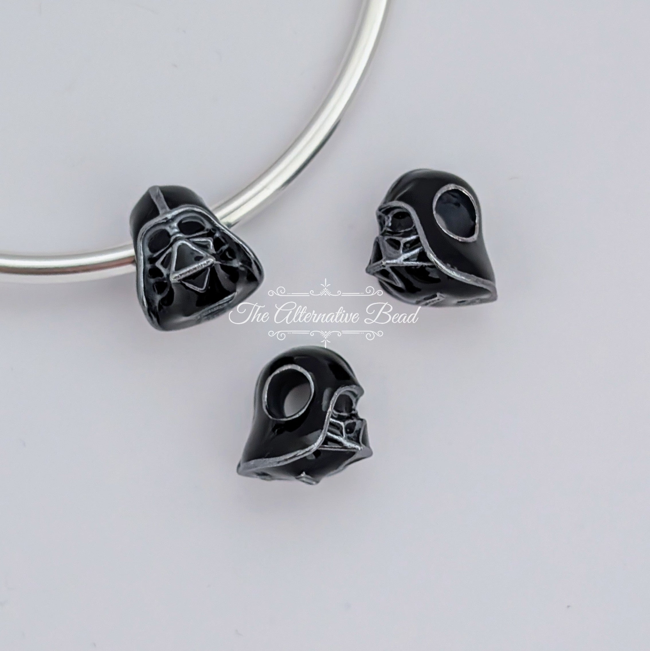 Star Wars x Pandora Darth Vader Charm (799256C01) black sterling-silver and enamel Bead by The Alternative Bead. Your Jewelry Retailer from Germany