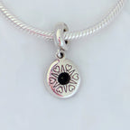 Pandora Sombrero Hat Dangle Charm (792200C01) silver and white and red and black and green sterling-silver and enamel Dangle by The Alternative Bead. Your Jewelry Retailer from Germany