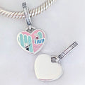 Pandora Romeo and Juliet Pendant (793926C01_E001) silver and pink and blue sterling-silver and enamel Dangle by The Alternative Bead. Your Jewelry Retailer from Germany