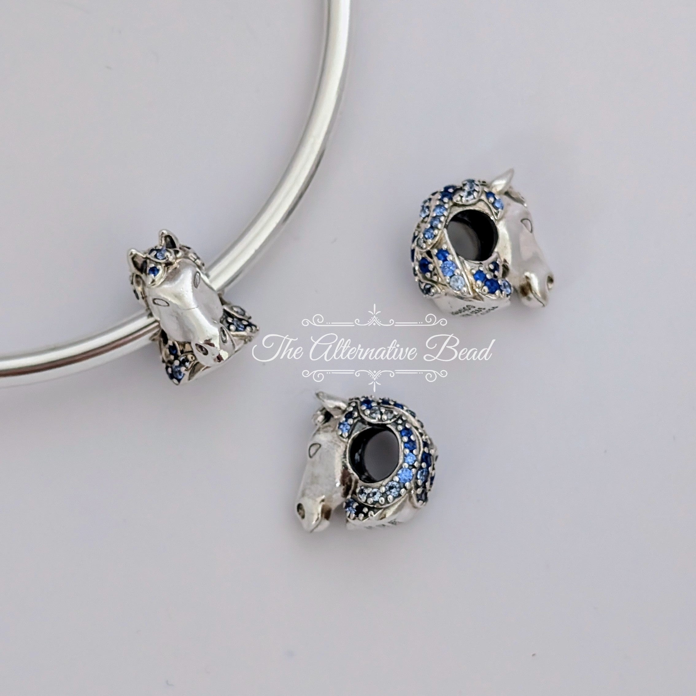 Disney x Pandora Frozen Nokk Horse (798454C01) blue and silver sterling-silver Bead by The Alternative Bead. Your Jewelry Retailer from Germany